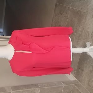Kate Spade bright pink blouse size 0